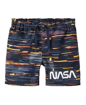 Name It NASA Graphic  Swim Shorts - Multicolor
