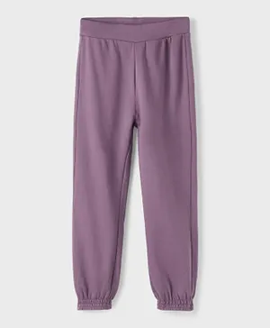 Name It Basic Elastic Waist Sweatpants - Vintage Violet