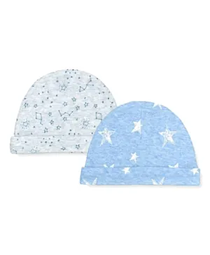 أكاس - قبعة للأطفال (عبوة من قطعتين) - أزرق رمادي