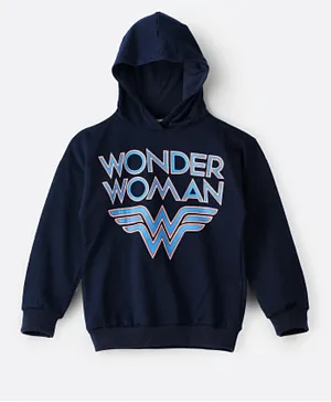 Warner Bros - Wonder Woman Hooded Sweatshirt - Navy