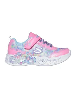 Skechers Infinite Heart Lights Shoes -  Pink