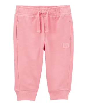 Carter's - Pull-On French Terry Joggers - Pink
