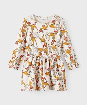Name It Bambi & Stampe Print Dress - Peyote Melange