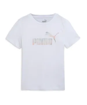 PUMA Cotton ESS+ Summer Daze Graphic T-Shirt - White