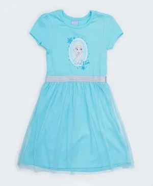 R&B Kids Disney Frozen Elsa Dress - Blue