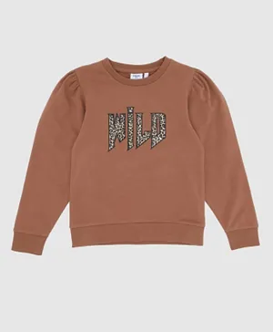 R&B Kids - Wild Graphic Sweatshirt - Brown