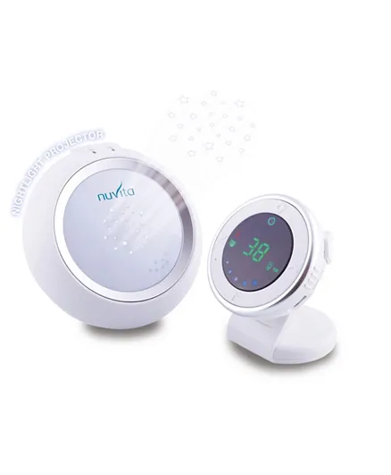 نوفيتا - جهاز استشعار التنفس مع جهاز عرض بروجيكتور ليلي  - أبيض