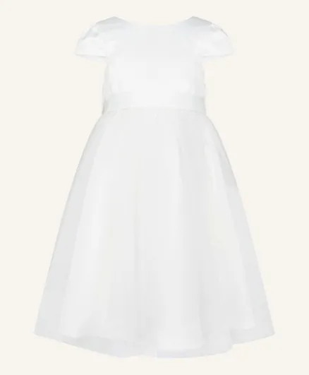 فستان وصيفة العروس من مونسون تشيلدرن بقماش التول - أبيض