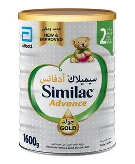 Similac - Gold Milk Infant Formula (2) 1600 Gm , 6-12 M