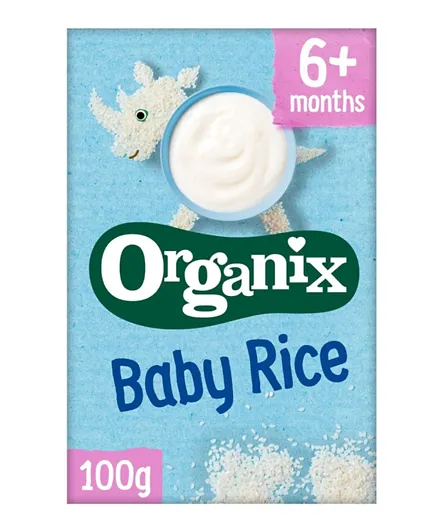 أورجانيكس - أرز الأطفال العضوي، 6 أشهر فما فوق - 100 جم