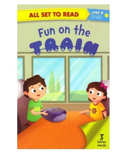 Om Kidz All Set To Read Fun On The Train Paperback - 32 pages