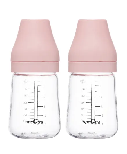 Spectra PA baby bottle 160 ml (2pcs) - cream pink
