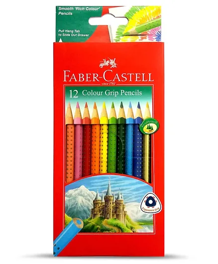 فايبر كاستيل - قلم رصاص ملون - 12 قطعة