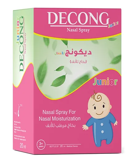 Decong Junior - Nasal Spray For Nasal Moisturization - 20 ml