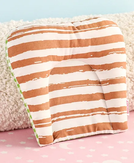 Babyhug U Shape Striped Pillow - Multicolor