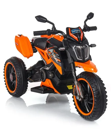 Babyhug KTM Three Wheel Battery Operated Ride On Bike - Orange
