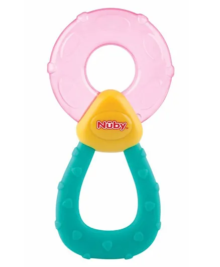 Nuby Coolbite Round Teether with Distilled Water - Pink
