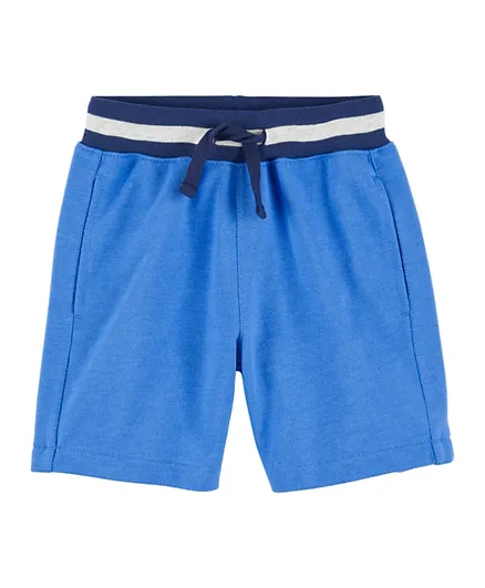 Carter's - Drawstring French Terry Shorts - Blue