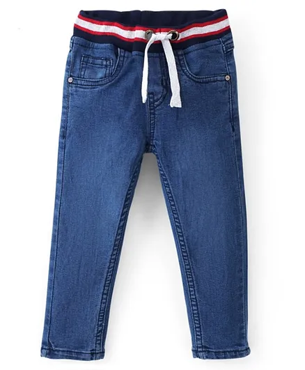 بيبي هاغ - بنطال جينز رياضي بطول كامل - أزرق غامق