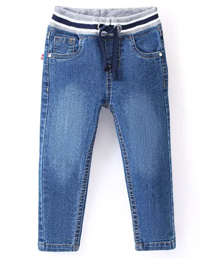 بيبي هاغ - بنطال جينز رياضي بطول كامل - أزرق