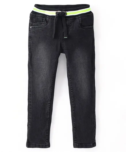 بيبي هاغ - بنطال جينز رياضي بطول كامل - أسود