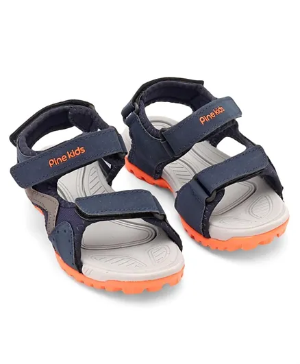 Pine Kids Velcro Closure Sandals - Blue