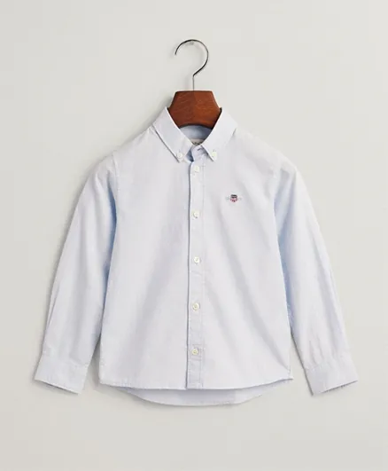 Gant Shield Oxford Shirt - Capri Blue