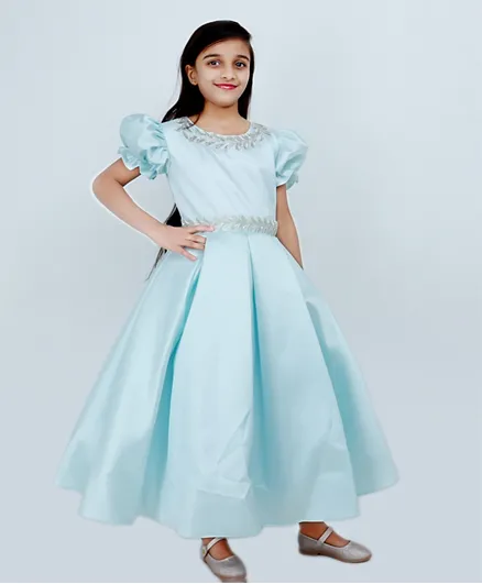 فستان مناسبات للأطفال من أكاس - أزرق
