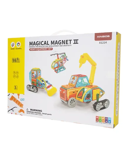 Magical Magnet Heavy Equipment Set - 98 Pieces