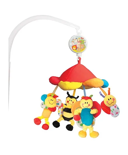 Moon Crib Hanging 360 Degrees Rotating Toy - Multicolor