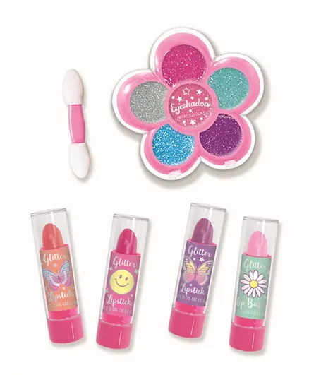 Hot Focus Tie Dye Butterfly Shine Cosmetics Set - 6 Pieces