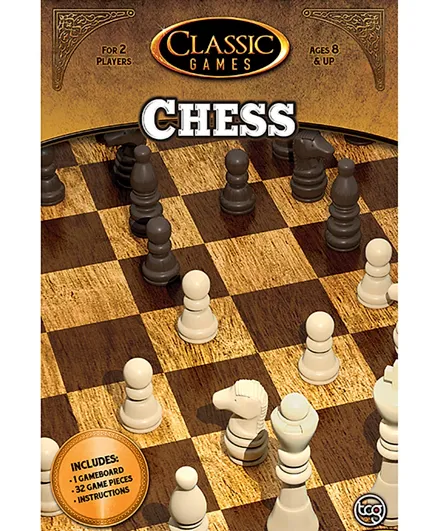 تي سي جي - رقعة الشطرنج للألعاب الكلاسيكية  - بني
