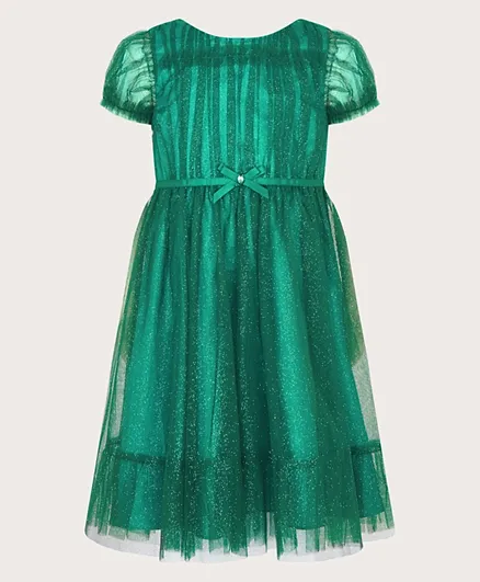 مونسون تشيلدرن فستان حفلة إيزلا برّاق - أخضر
