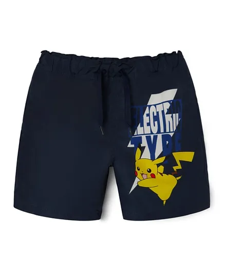 Name It Pokemon Pikachu Swim Shorts - Dark Blue