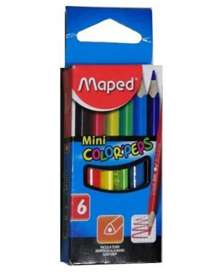 Maped Color peps Color Pencil Mini Multicolor - Pack of 6