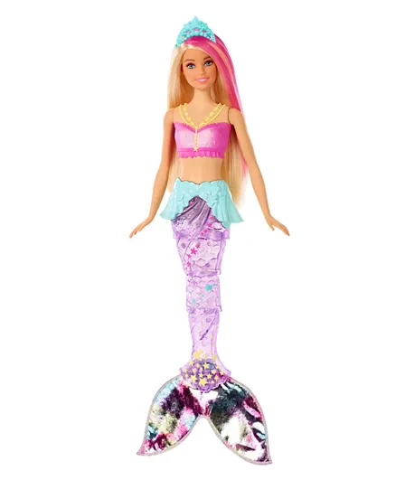 Barbie Dreamtopia Sparkle Lights Mermaid - Multicolour