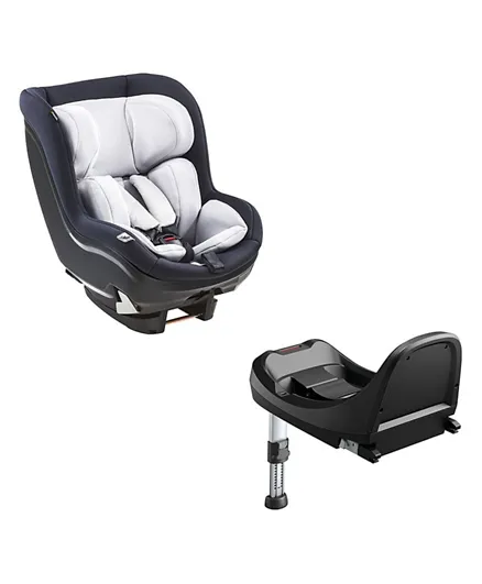 هوك - مقعد سيارة للأطفال الرضع  أي برو + قاعدة - فضي