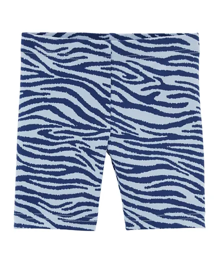 Carter's Zebra Bike Shorts - Blue