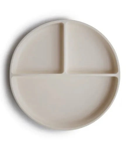 Mushie Silicone Plate - Ivory
