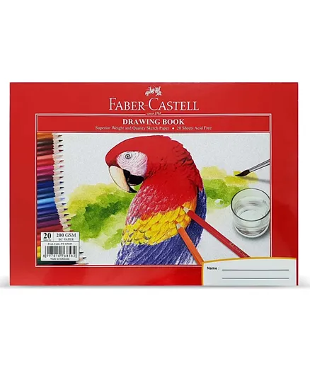 Faber Castell A4 Drawing Book - 20 Sheets