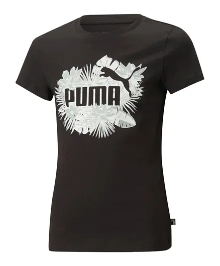 بوما -تيشيرت بطبعة شعار  - أسود