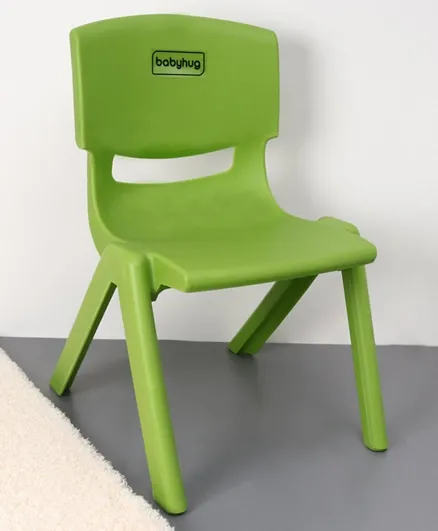 بيبي هاغ -  كرسي مع مسند ظهر مريح - أخضر