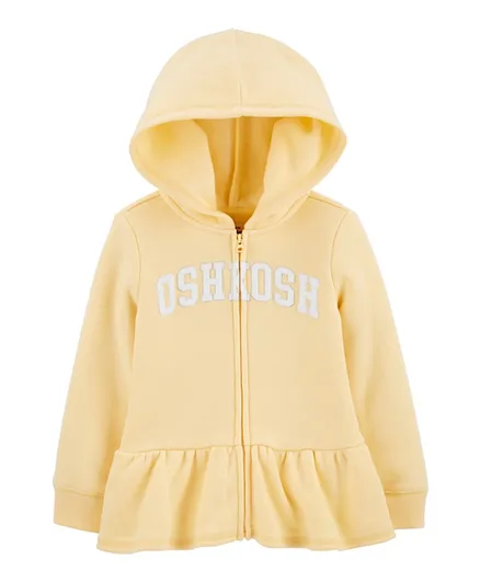 OshKosh B'Gosh Logo Fleece SweatJacket - Yellow