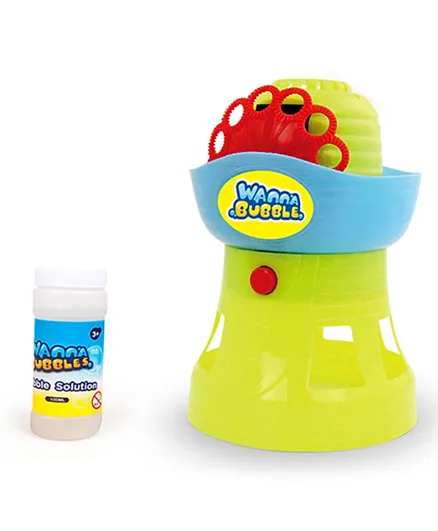Wanna Bubbles - 360 Degree Rotation Bubble Cannon Blaster - 100 ml (Assorted colors)