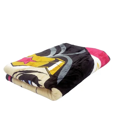 DC Comic Kids Girls Flannel Blanket - Wonder Women - 1 Kg (240 GSM) - Premium Blanket