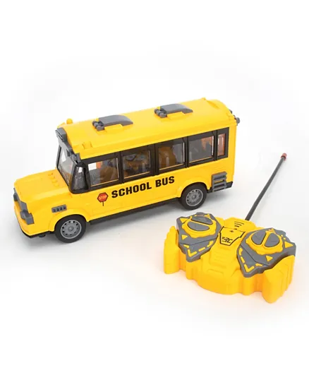 Four Way Remote Control City Bus - Yellow