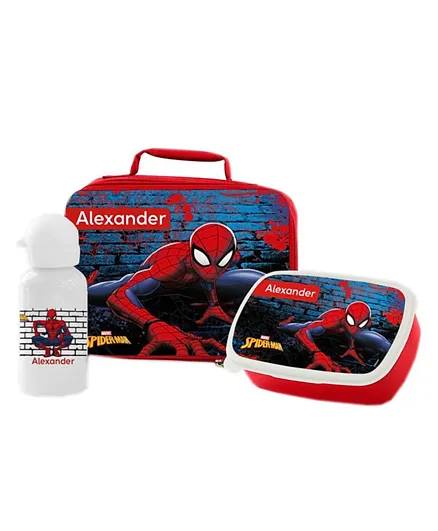 Essmak Marvel Spiderman Lunch Pack Set Red - 3 Pieces