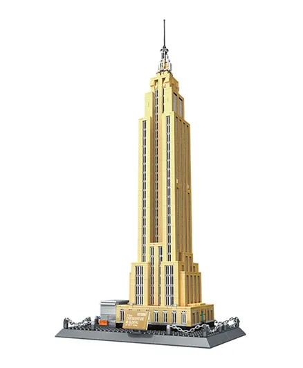 Wange Small Particle Empire State Building Blocks Set - 1570 Pieces