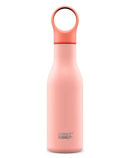 Joseph Joseph - Loop Stainless-Steel Vacuum Insulated Water Bottle - 500Ml - Coral
