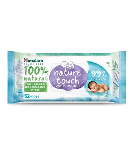 Himalaya - Nature Touch Water Baby Wipes Pack Of 52